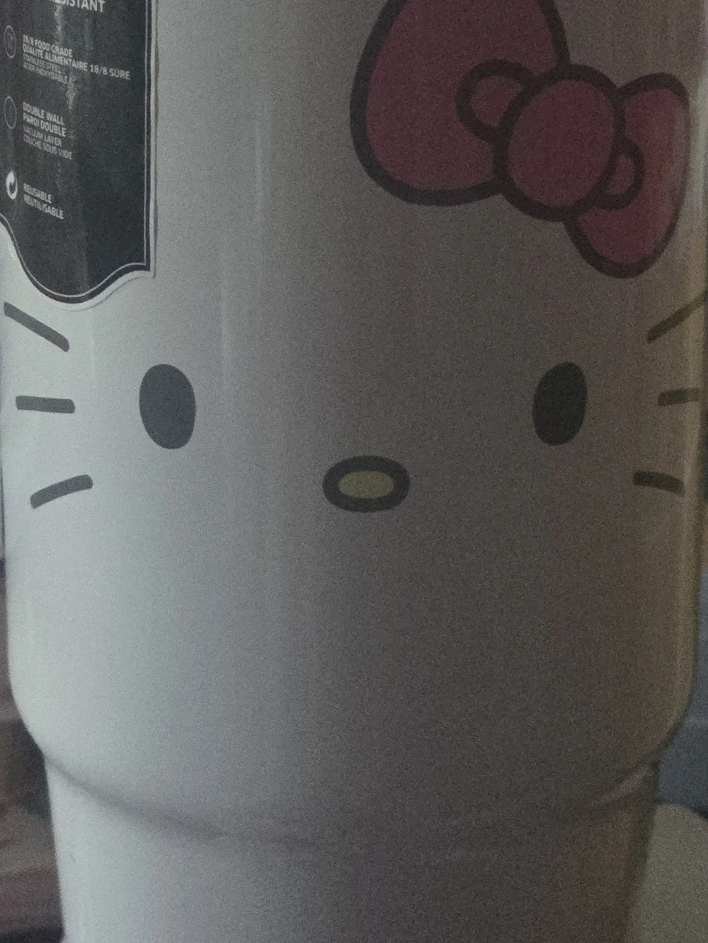 Hello Kitty Insulated Travel Mug - Pink & White